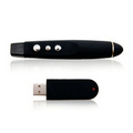 Power Point Presenter w/ Laser Pointer & Leather Case